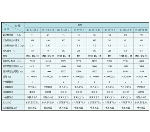 HS系列循环流化床电站锅炉